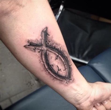 19 Jesus Fish Tattoos With The Religious Connotations - TattoosWin