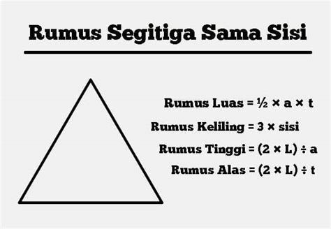 Contoh Gambar Segitiga Sama Sisi: Periode dan Penggunaannya dalam ...