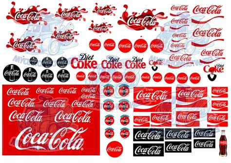 Coca-Cola / Coke Waterslide Decals | My Custom Hotwheels & Model Cars