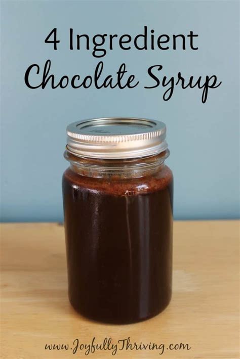 Homemade Easy Chocolate Syrup