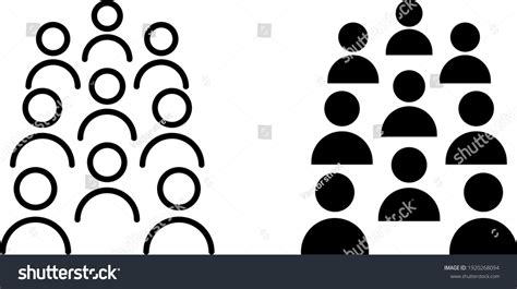 Headcount Icon Vector Illustration Stock Vector (Royalty Free ...