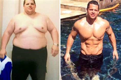 Morbidly obese man reveals how he dropped 14st naturally in just 10 ...