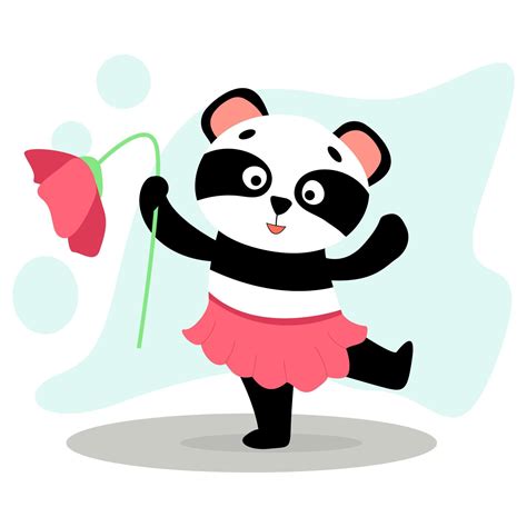 cute funny panda 7695491 Vector Art at Vecteezy