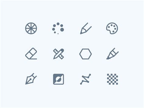 Simple Small icons: Design & Editing by Marina Fedoseenko for Icons8 on ...