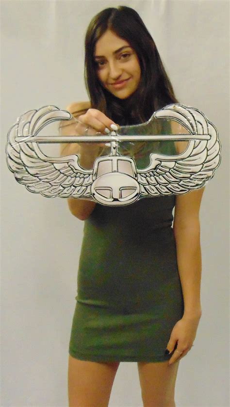 Army Airborne Air Assault Badge All Metal Sign large 18 X 9 - Etsy