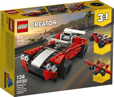 LEGO Creator 3in1 Sports Car Toy 31100 Building Kit (134 Pieces ...