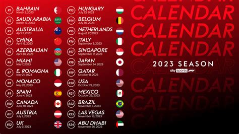 F1 Schedule 2023 Calendar – Get Calendar 2023 Update