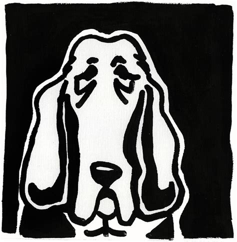 Basset Hound Sketch at PaintingValley.com | Explore collection of ...