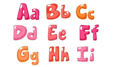 Cute Bold Font In Pink Color For Kids | Coloring for kids, Lettering ...