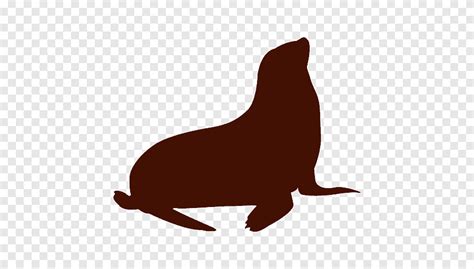 Sea lion Silhouette Logo, lion, marine Mammal, mammal png | PNGEgg