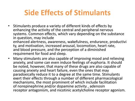 PPT - Stimulants PowerPoint Presentation, free download - ID:2958630