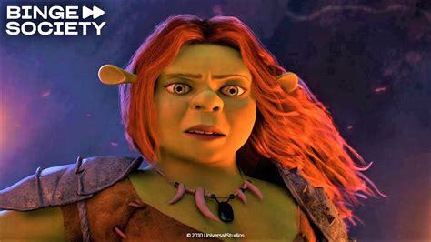 Shrek Forever After | Warrior Fiona and waffle hole | Cartoon for kids ...