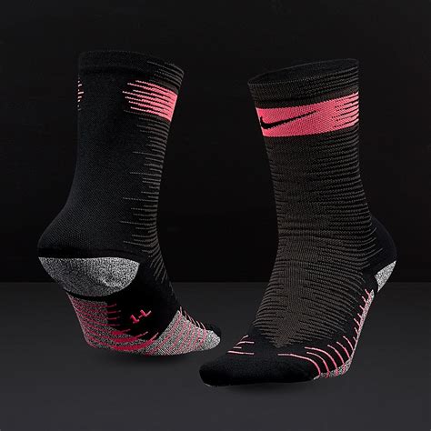 Nike Strike Grip Light Crew Socks - Mens Clothing - Socks - Grey/Pink ...