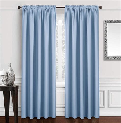 Amazon.com: Dreaming Casa Solid Room Darkening Blackout Curtain for ...