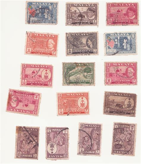 Collectible Items For Sale: Malaya Stamps