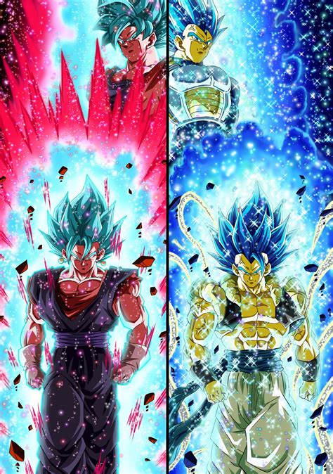 Dragon Ball Dragon Ball Super Son Goku Vegeta Vegito Gogeta Blue ...