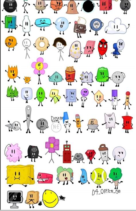 Bfb Characters But Every Character Without Arms Have Them | BFB Amino ...