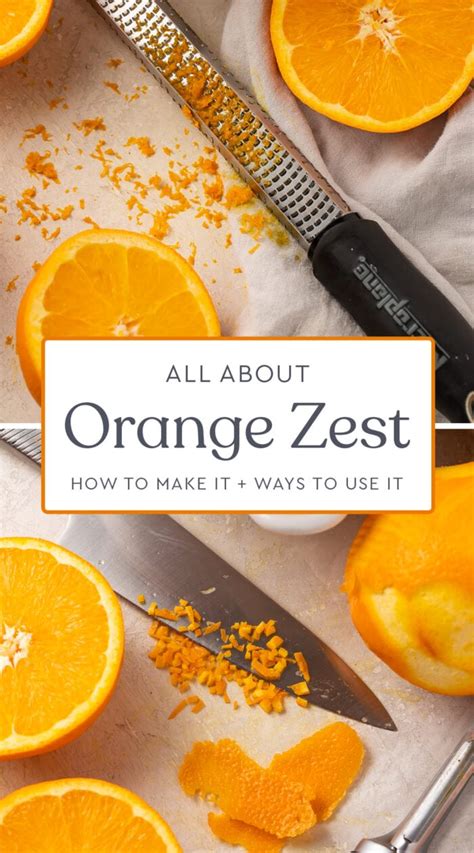 Orange Zest - How to Make It and Ways to Use It - 40 Aprons