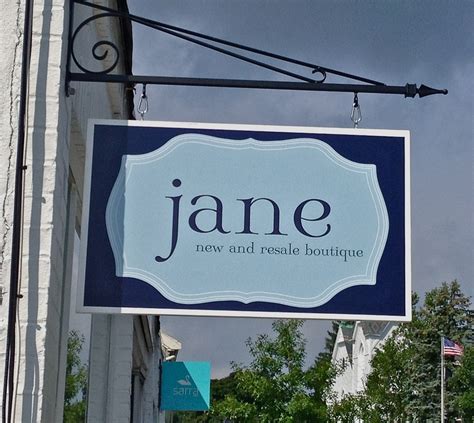 Outdoor sign for Jane's boutique | Retail Display Ideas | Pinterest ...