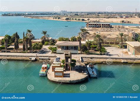 The Great Bitter Lake in Egypt Editorial Stock Image - Image of ...