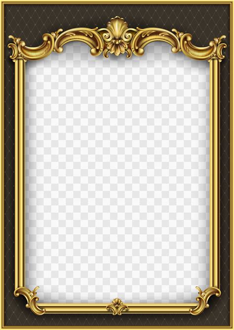 Golden Frame Border Design