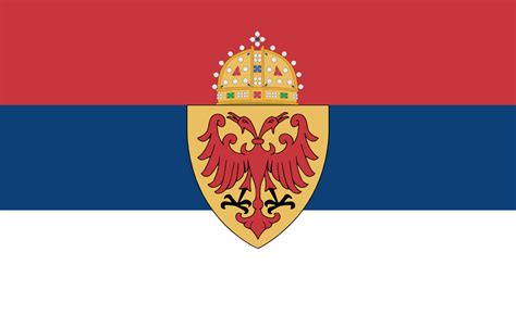 Modern Serbian Empire flag redesign : r/vexillology