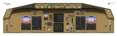 Boeing B757 & B767 Flight Deck Cockpit Training Posters by ...