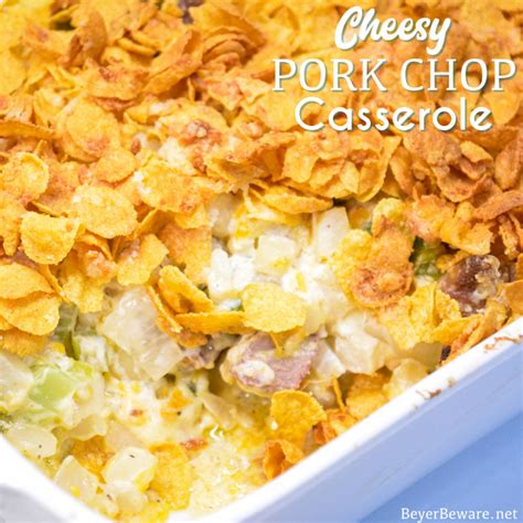 Cheesy Pork Chop Casserole