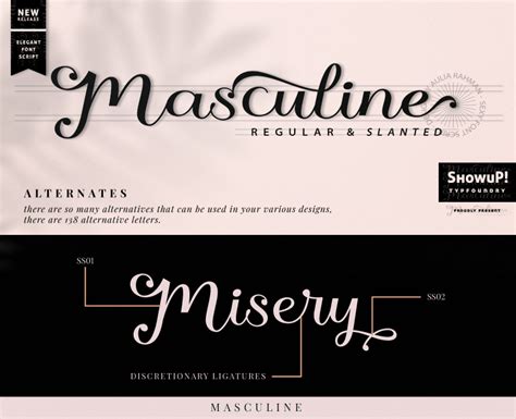 Masculine Script Font | dafont.com