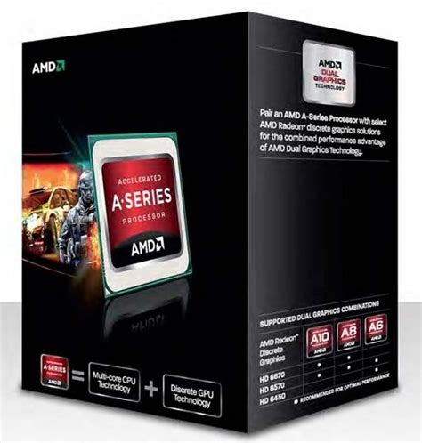 AMD AD7800YBJABOX A10-7800 3.5GHz Quad Core Integrated R7 GPU Socket ...