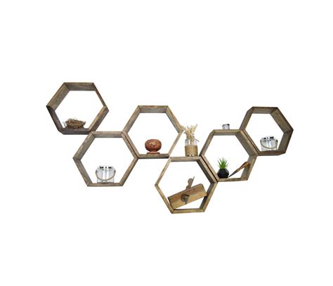 6 Honeycomb Shelves Hexagon Shelves Geodesic Shelves - Etsy