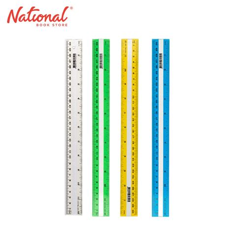 PLASTIC RULER 12 INCHES 1209 (COLOR MAY VARY) - SCHOOL SUPPLIES