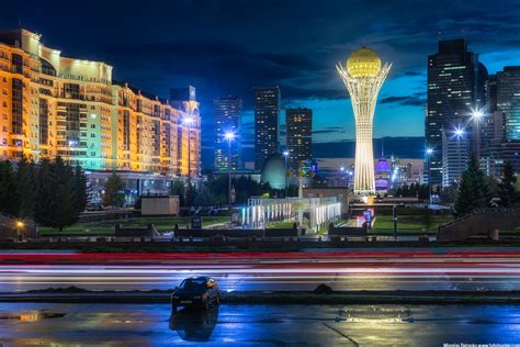 Night in Astana, Kazakhstan - HDRshooter