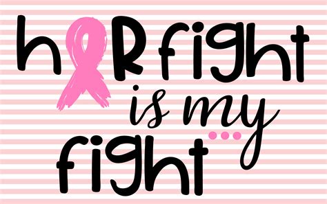 Her Fight is my fight Cancer svg breast cancer ribbon Cancer Awareness ...