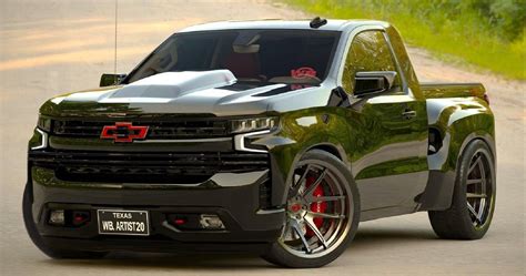 Check Out This Chevrolet Silverado 632 Stepside SS Set Of Renderings