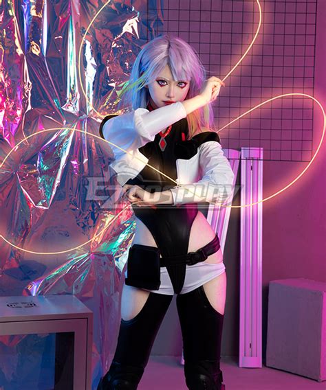 Lucy Cosplay Costume Cyberpunk: Edgerunners Cos Full Set, 57% OFF