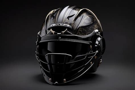 Premium AI Image | Black Helmet