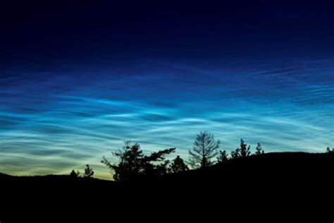 Earlier, further south and 'cooler' than ever before: Noctilucent ...