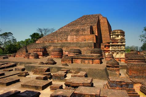 Ruins of Nalanda university - Founded 5th century Abandoned 13th ...