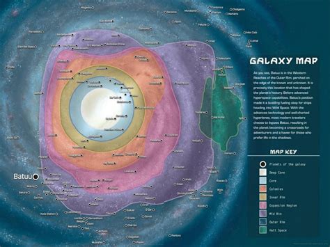 Star Wars: New Galactic Map Officially Released by Disney