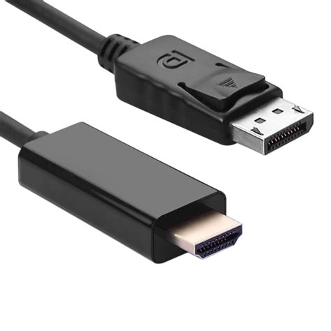 1.8m Full HD Displayport DP to HDMI Male Adapter Cable for TV LCD PC ...