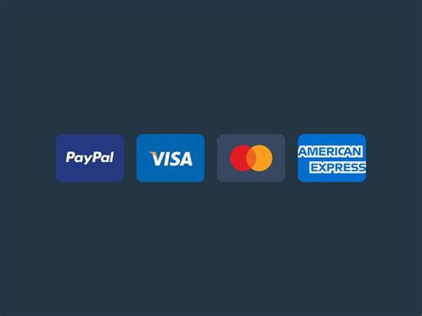 4 Free Minimal Vector Credit Card Icons