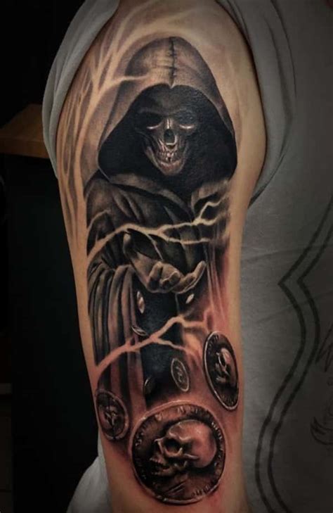 Grim Reaper Tattoos for Men - Ideas and Inspiration for Guys