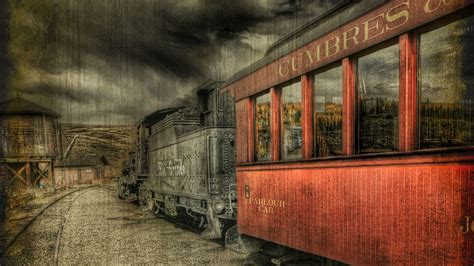 Vintage Steam Train Wallpaper