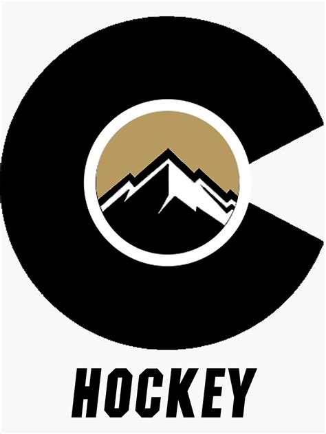 "Colorado Buffs Hockey Alternate Black Logo" Sticker for Sale by ...