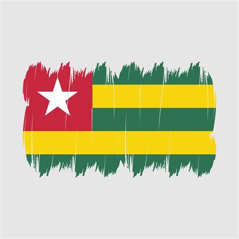 Togo Flag Brush 17347594 Vector Art at Vecteezy