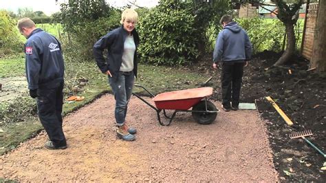 DIY: How to lay paving slabs (patio) - with Philippa Tuttiett - YouTube