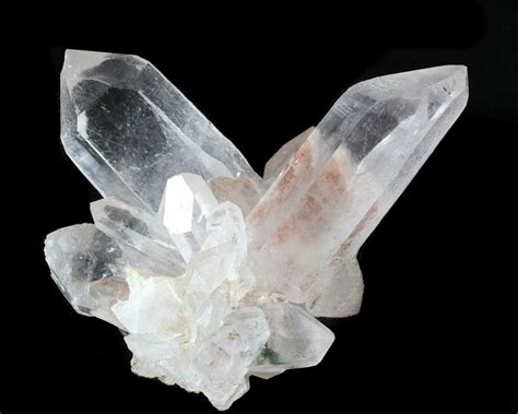 Quartz Crystals - 9.2" Tangerine Quartz Crystal Cluster - Madagascar ...