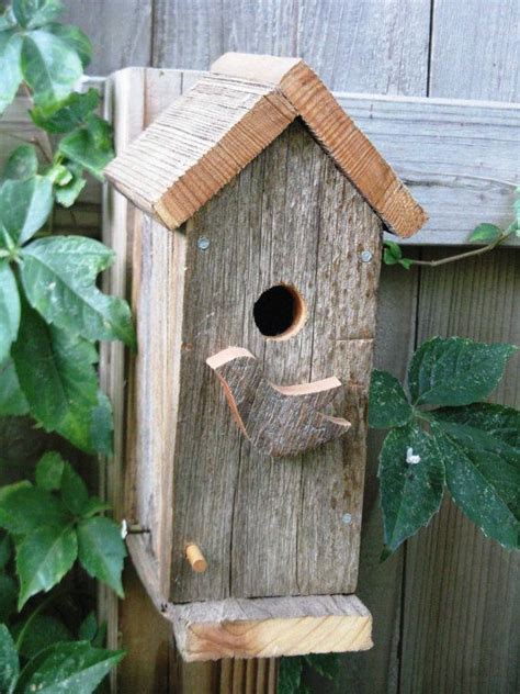 The Chickadee Birdhouse Wren House Natural by gardenfinds | Bird house ...