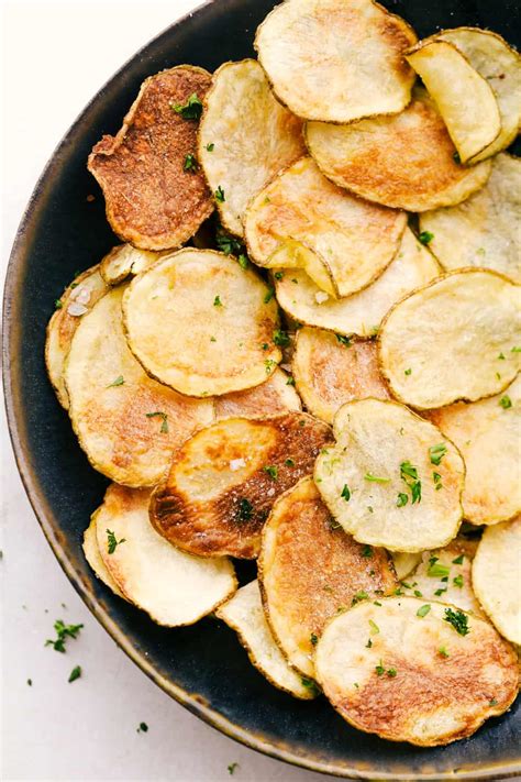 Crispy Air Fryer Potato Chips {Only 3 Ingredients} | The Recipe Critic